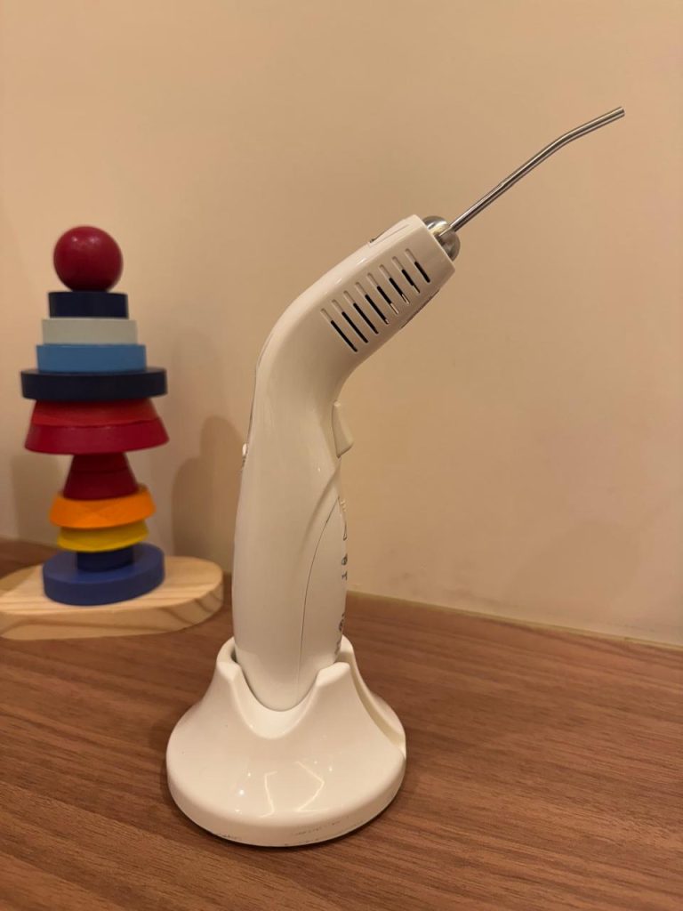 Laserterapia para crianças.
