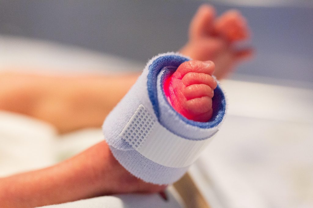 Prematuro - problemas respiratórios em crianças.
